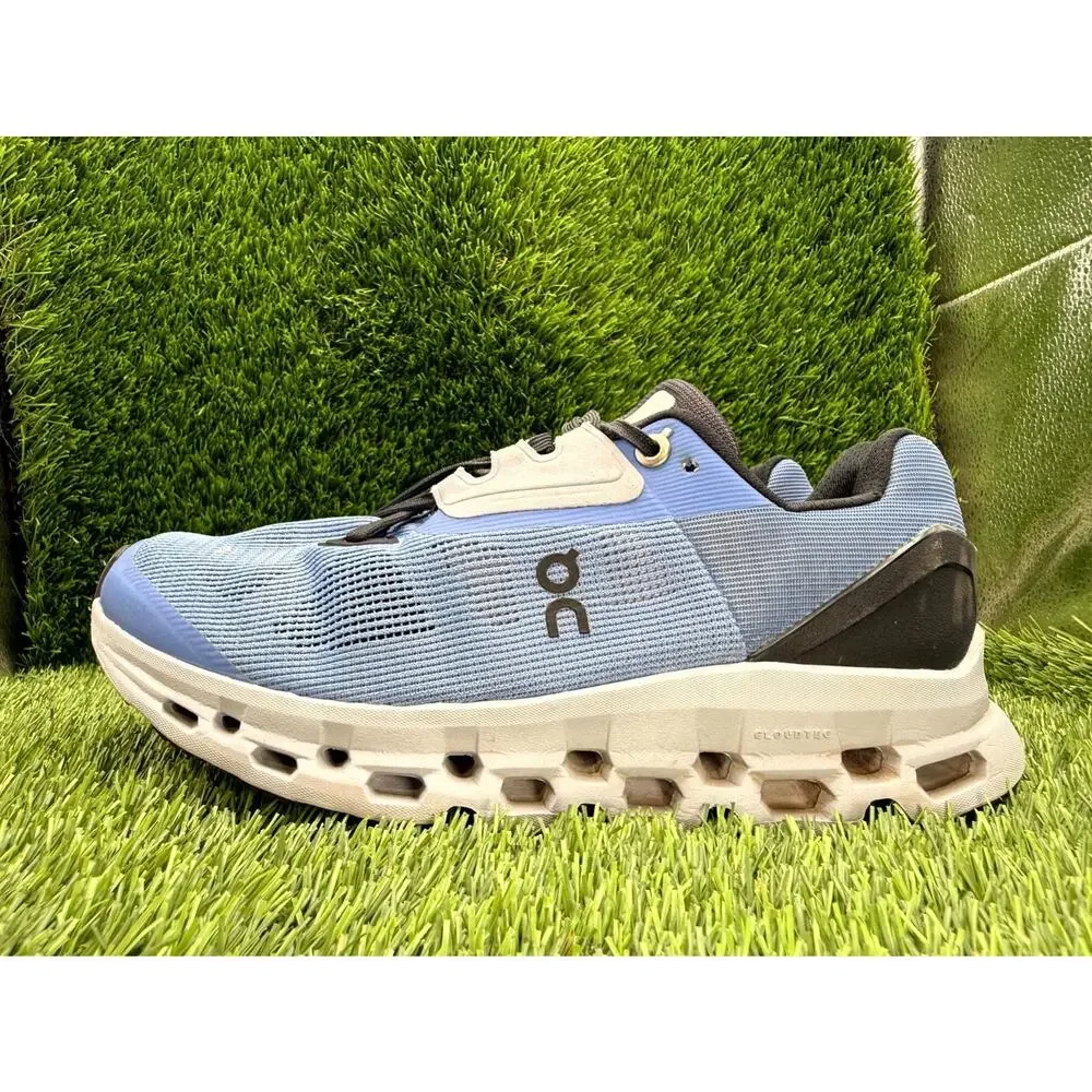 On Running Cloudstratus 39.99209 Athletic Sneaker Women's 7 Blue Mesh Sports
